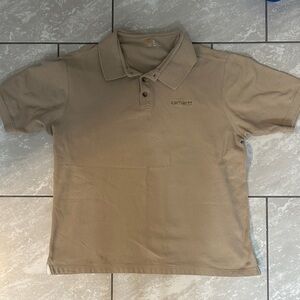 Carhartt Khaki Polo Shirt men’s XL